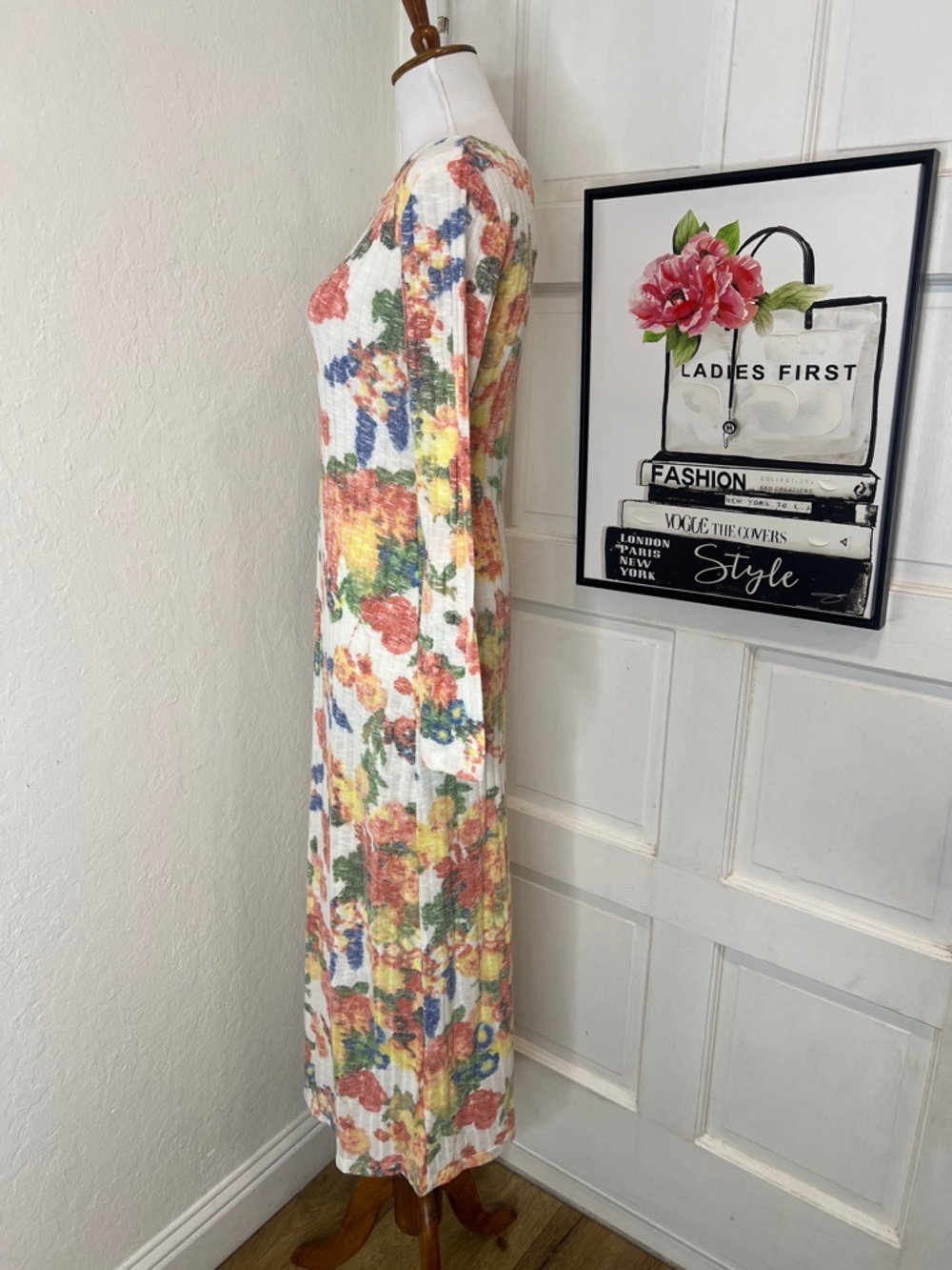 NWT Sonnet James Floral Midi Dress Size XS - Picture 3 of 8